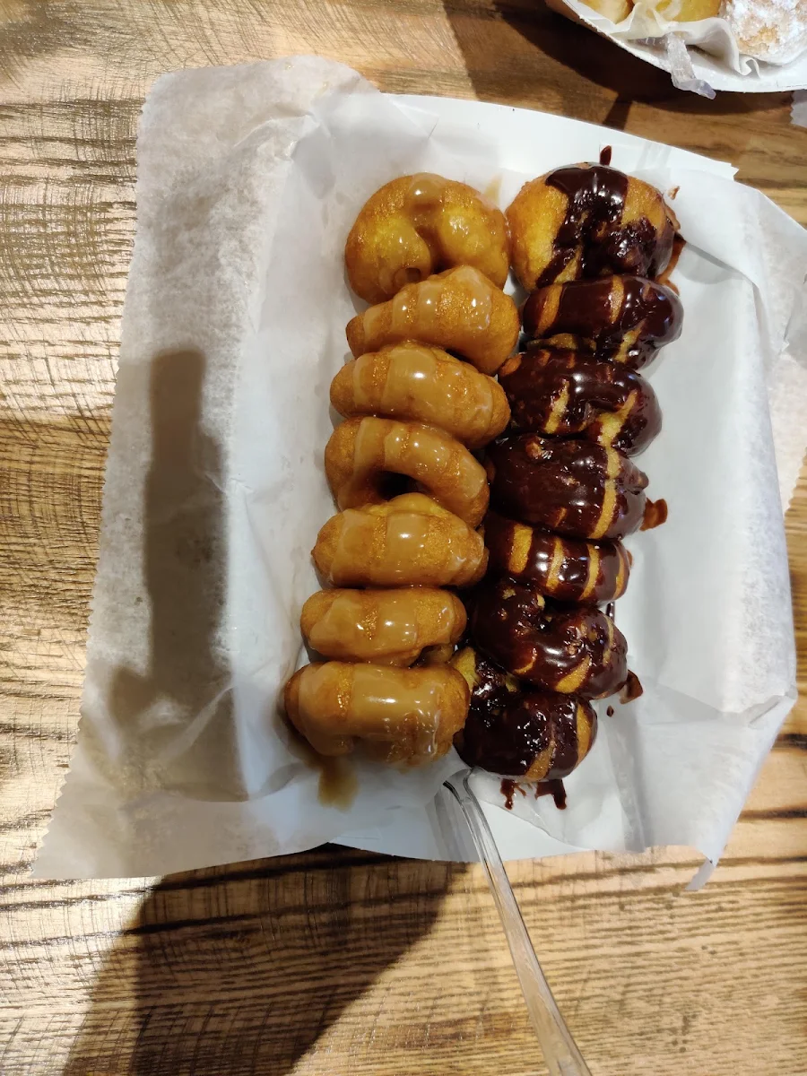 Maple Glazed and Chocolate Glazed
