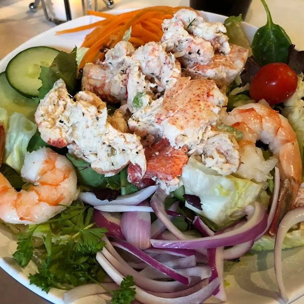 Parrot Isle Coconut Shrimp Salad