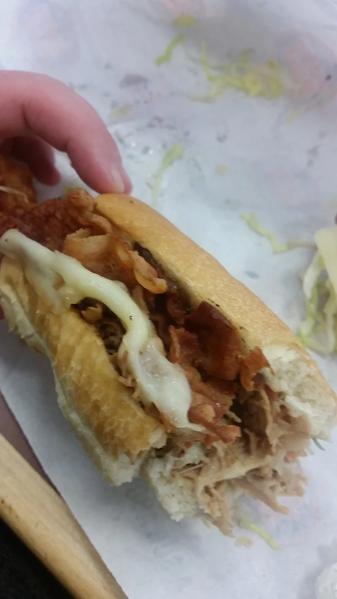 Chicken Bacon Philly Cheese Steak