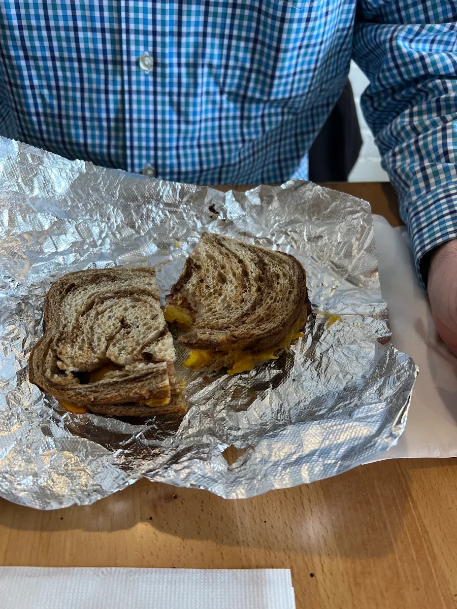 Breakfast Sandwich on Rye