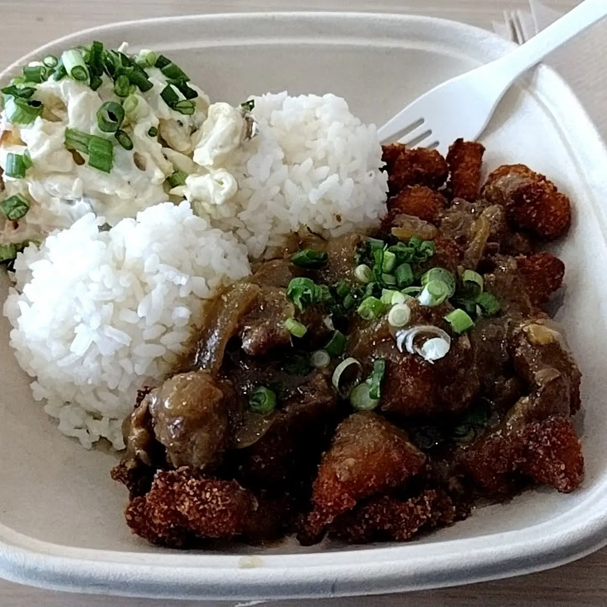 Garlic Chicken Rice Bowl