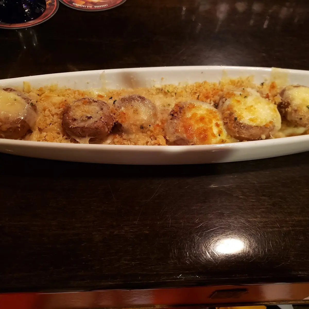 White Cheddar Stuffed Mushrooms