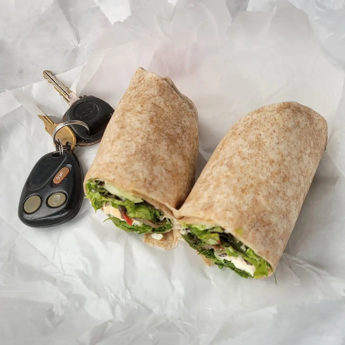 Hummus Veggie Wrap