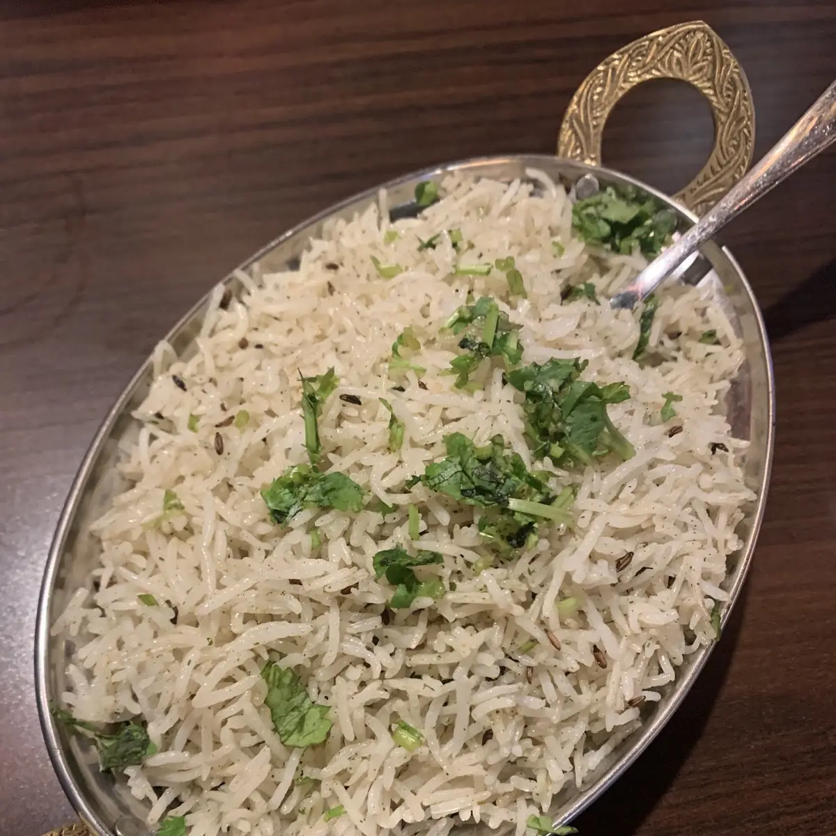 Jeera Pulao, Balti Indian Restaurant