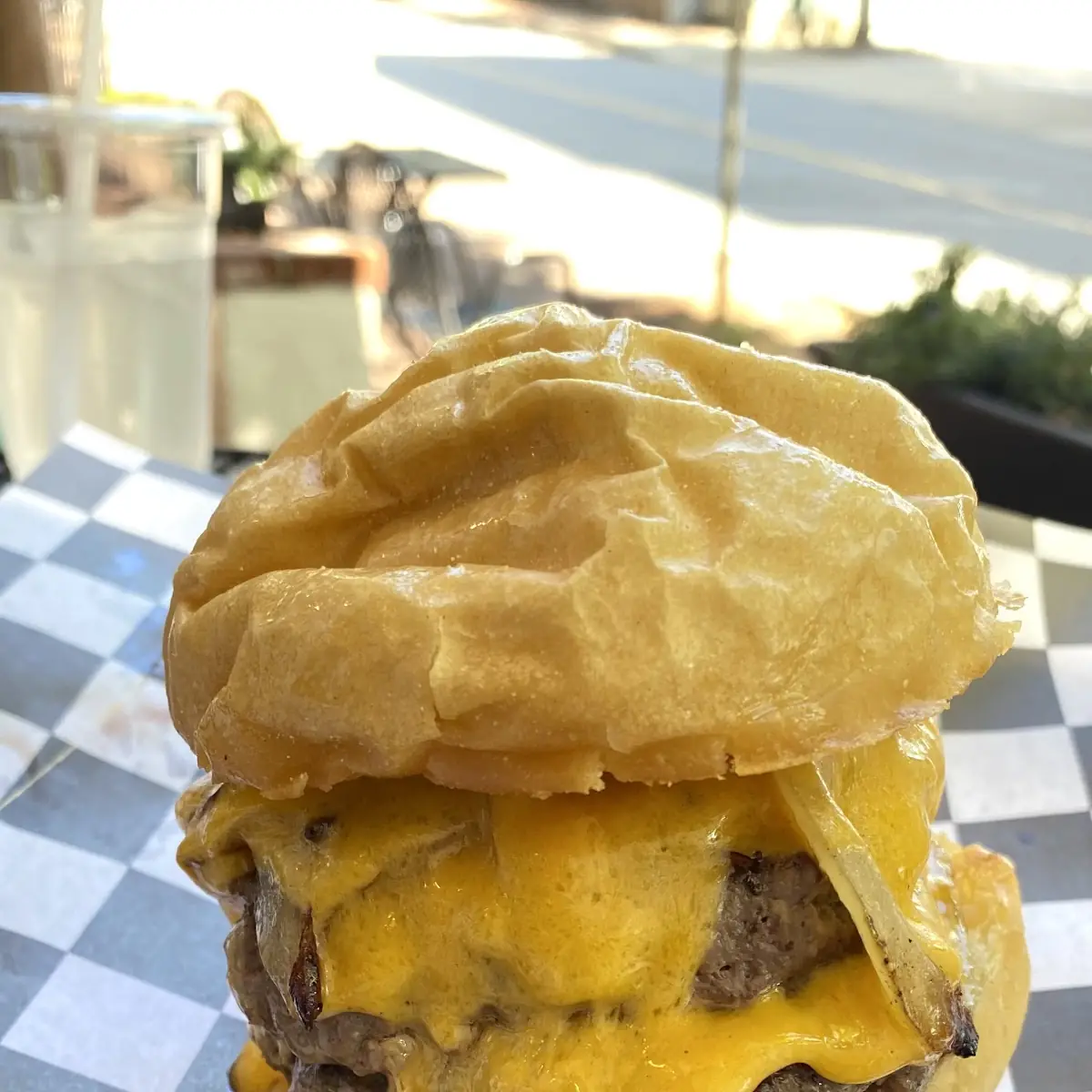 Special Blend Burger with Cheddar Cheese