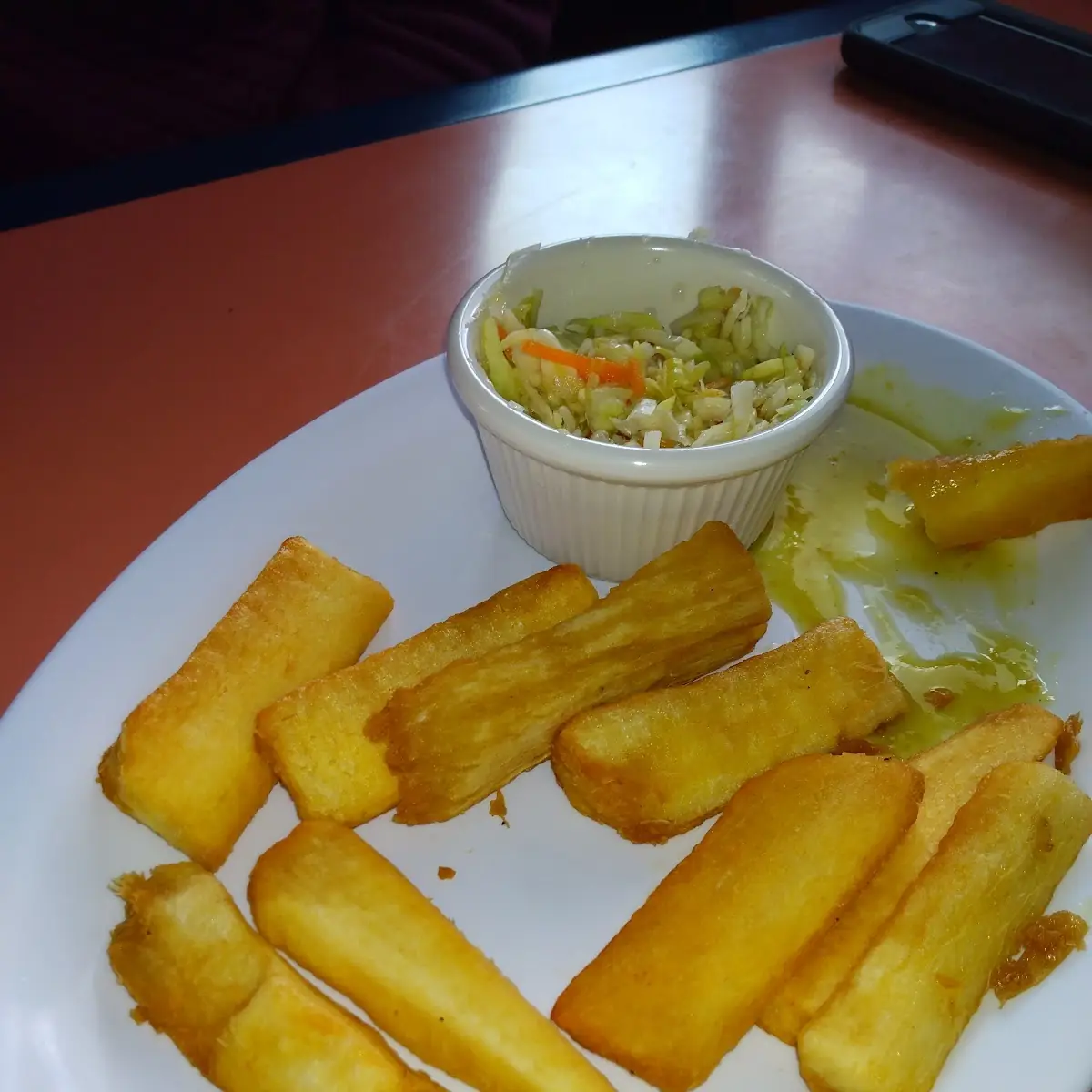Yuca Frita With Chicharrón