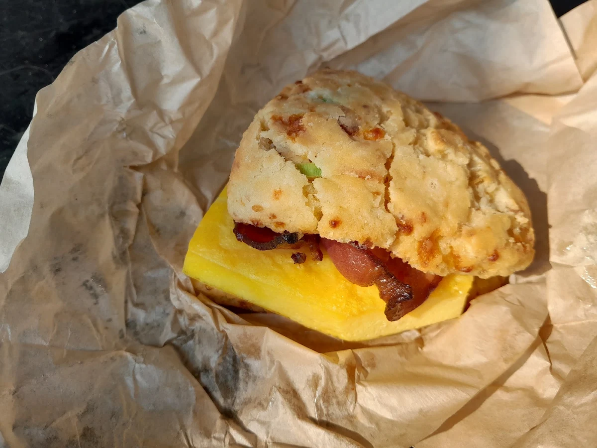 Duck Egg Breakfast Sandwich