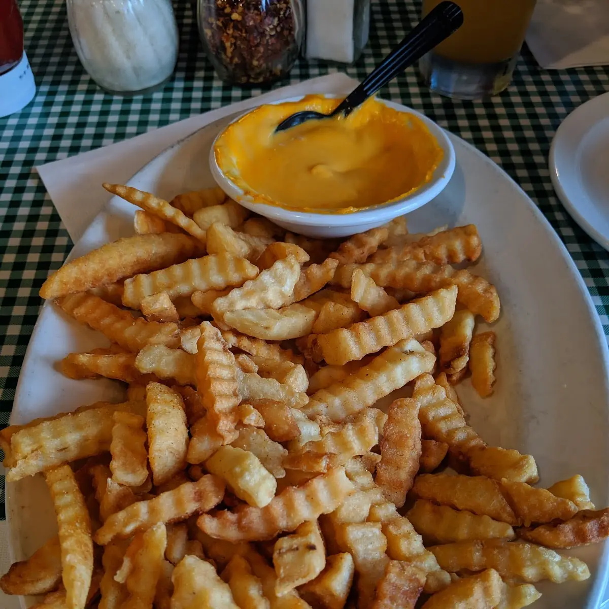 Fries with Nacho Cheese