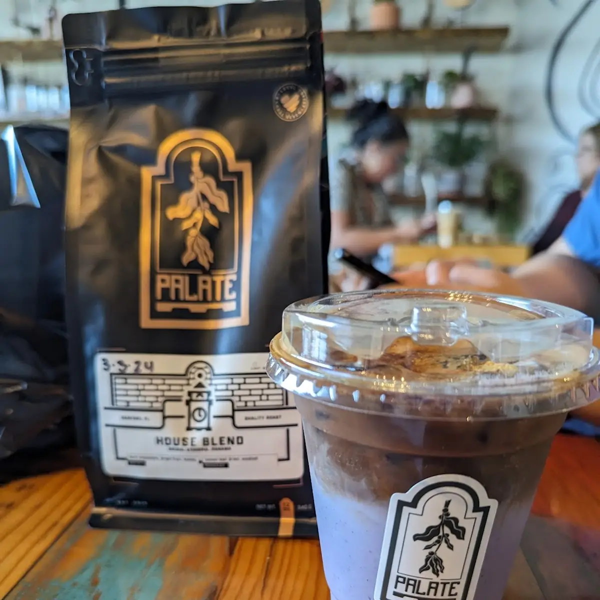 Blueberry Cobbler Latte