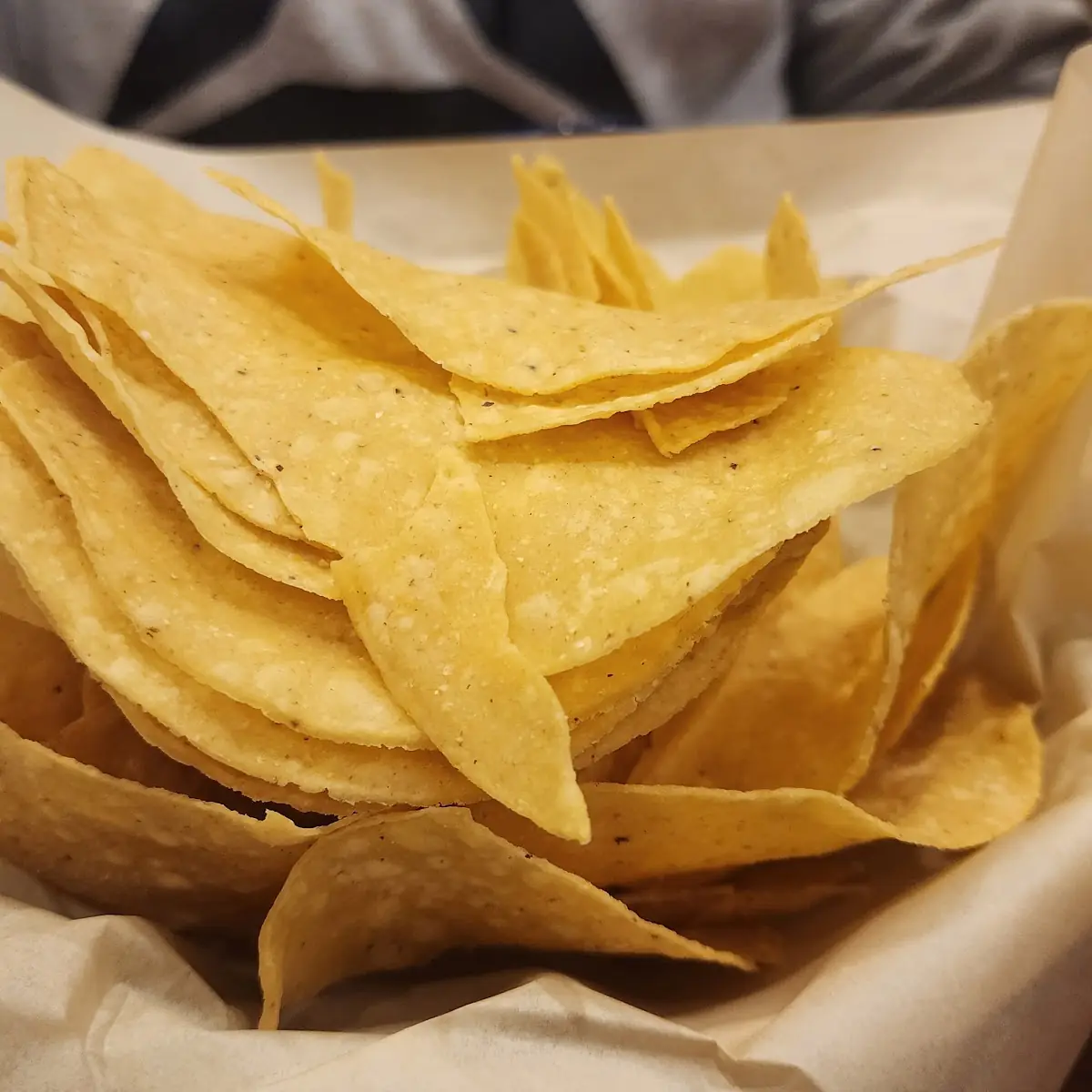 Huge Freshly Made Chips and Salsa and Guacamole