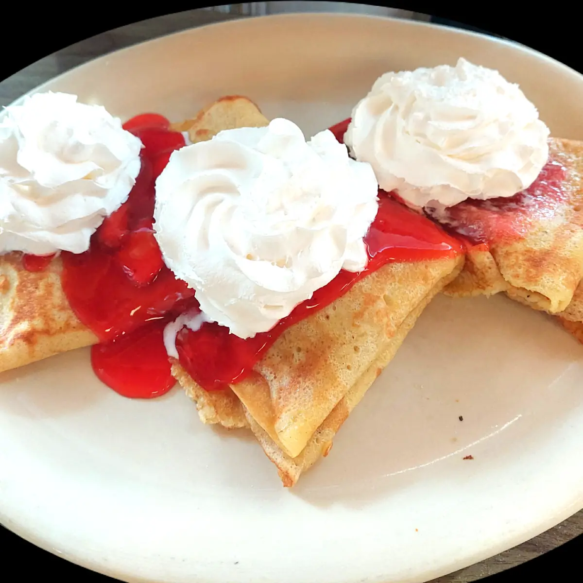 Strawberry Cheesecake Crepes