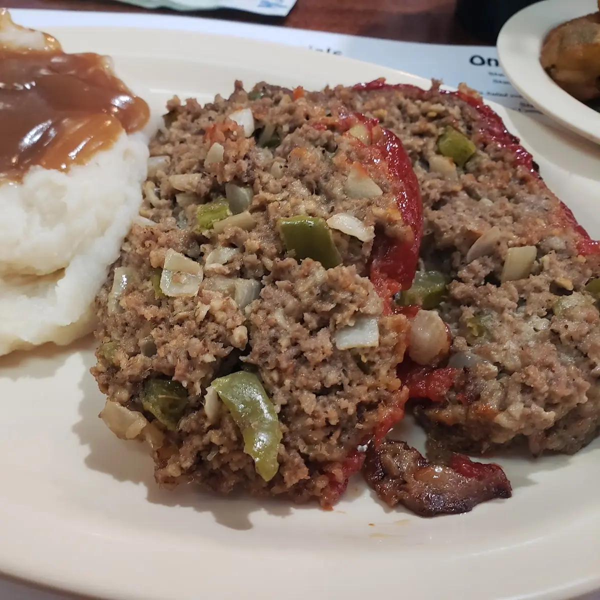 Meatloaf and Mashed Potatoes