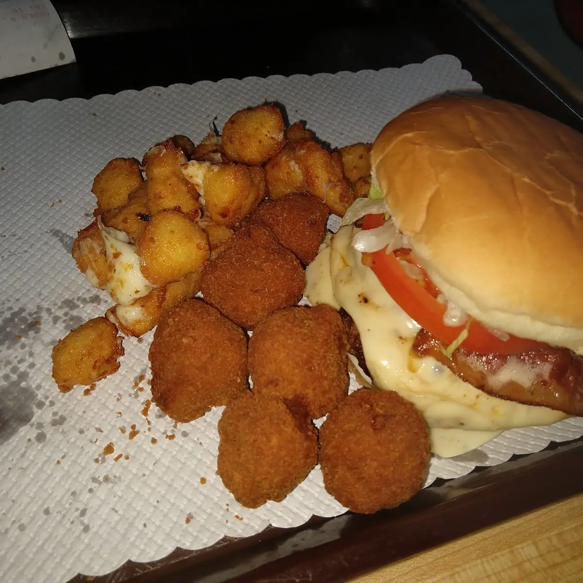 Trojan Burger with Pepper Jack Cheese