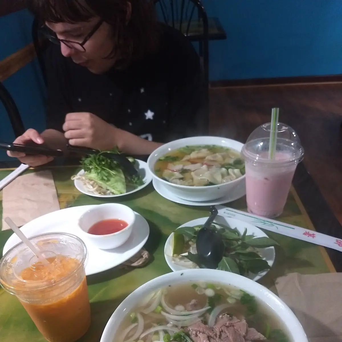 Pho Tai Rice Noodle Soup with Eye Round