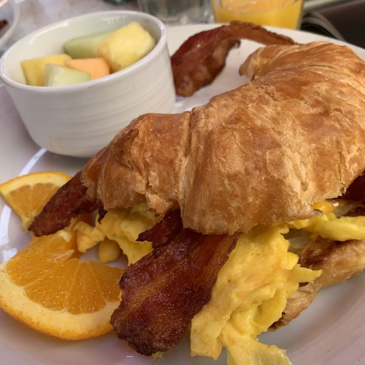 Breakfast Croissant Sandwich
