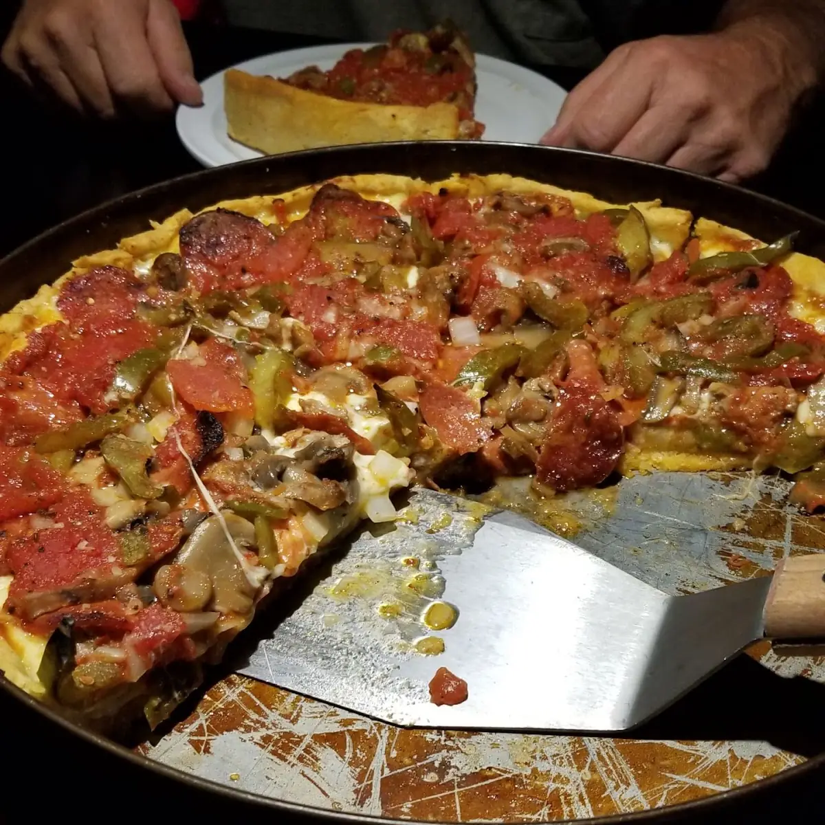 Deep Dish Pan Pizza