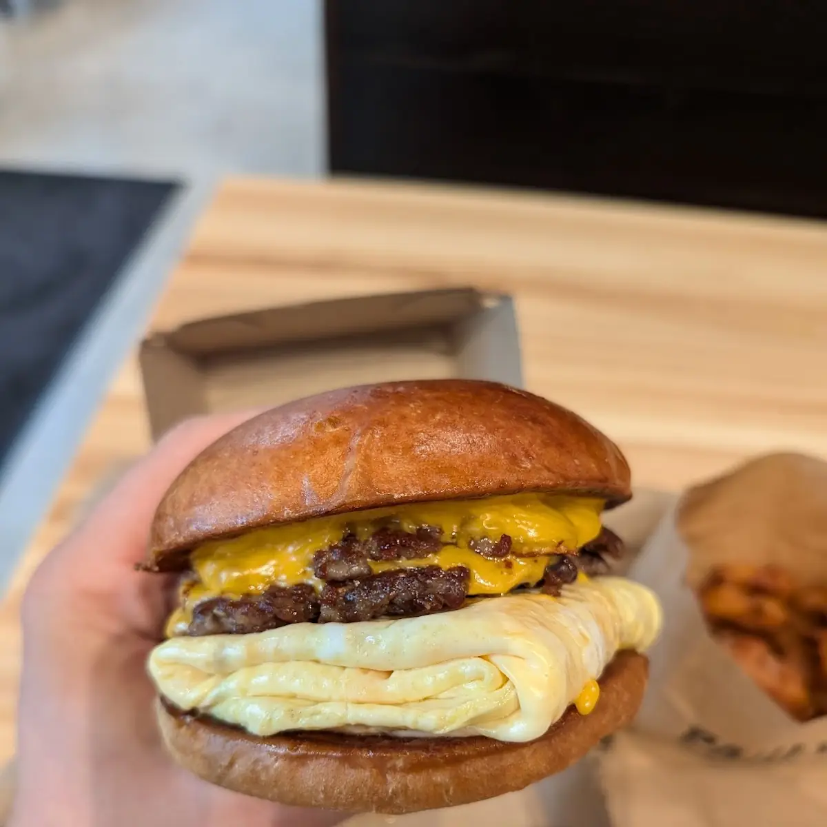 Sausage Egg and Cheese Sandwich