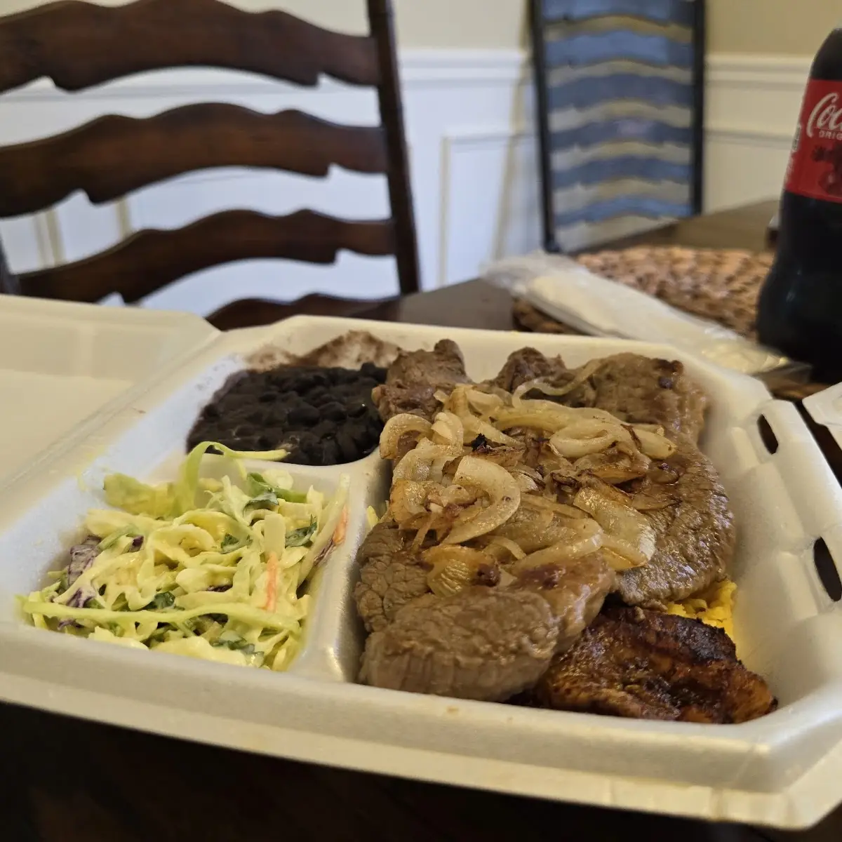 Bistec Encebollado / Steak with Sautéed Onions