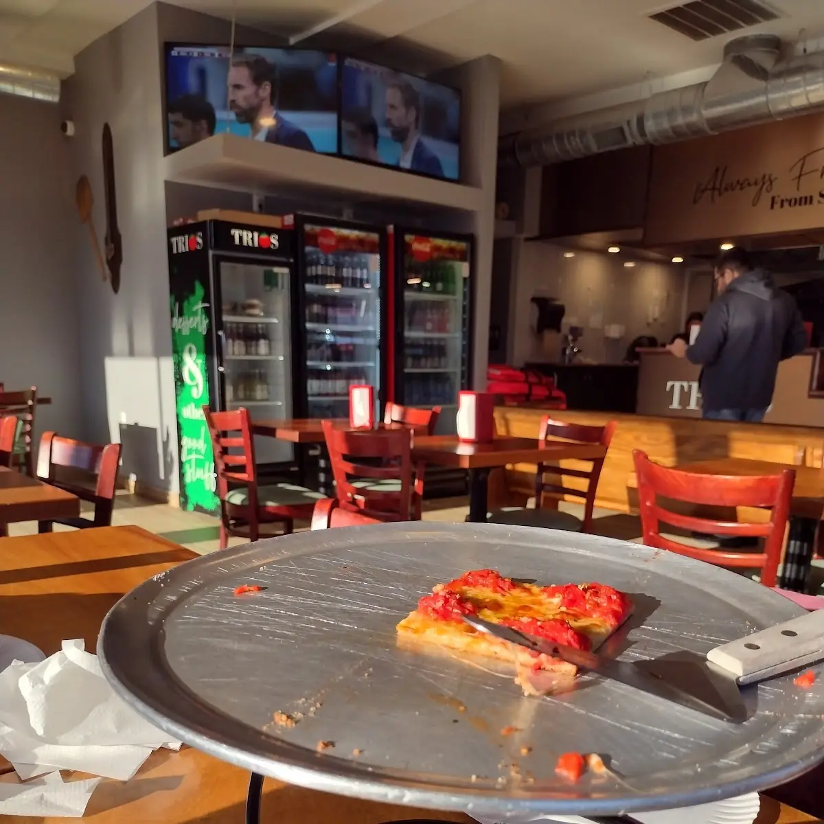 Square Thin Crust Cheese Pizza