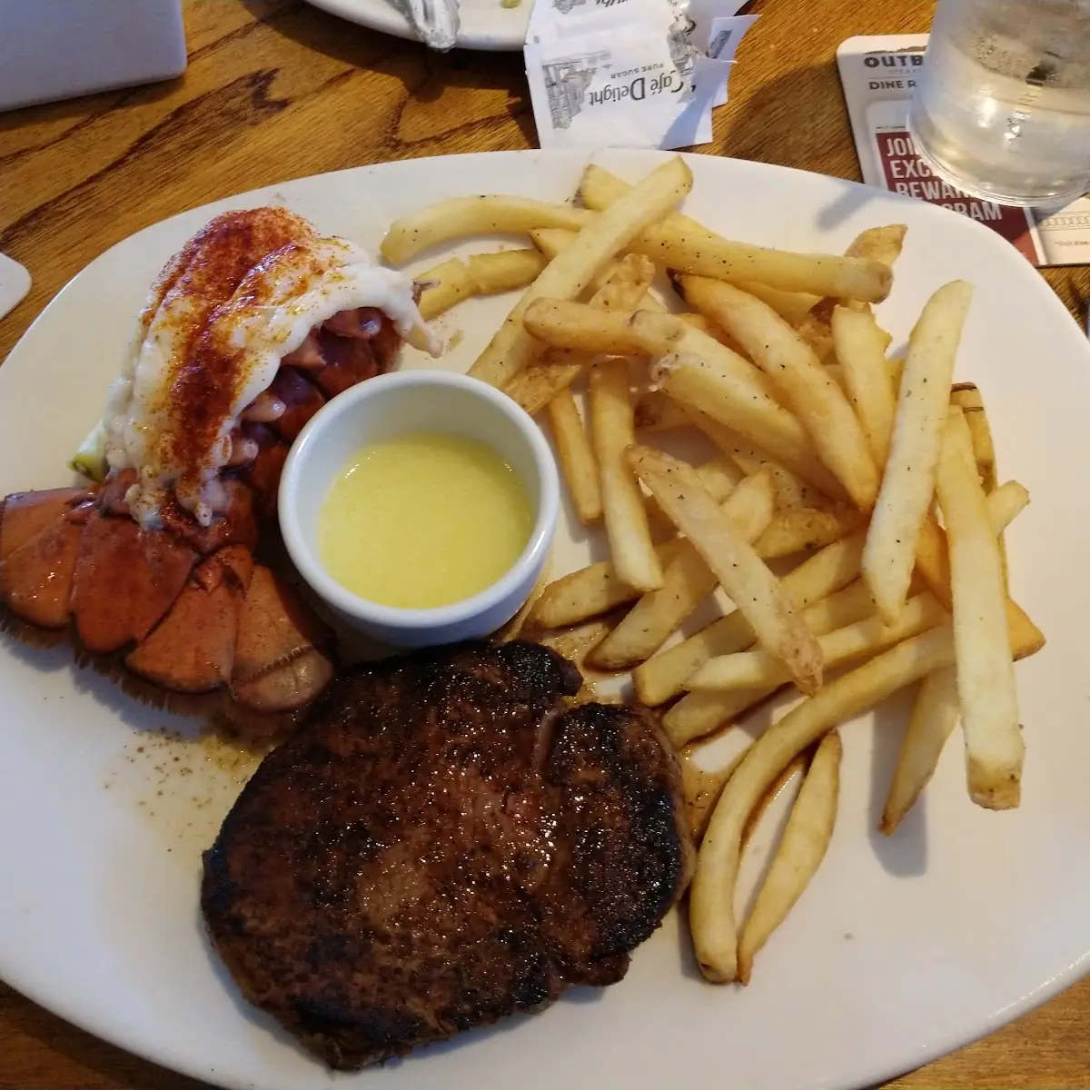 Steak and Lobster Tail