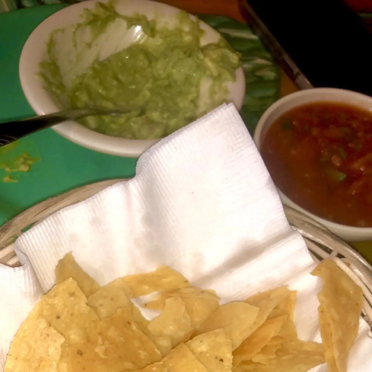Chips Salsa and Guacamole