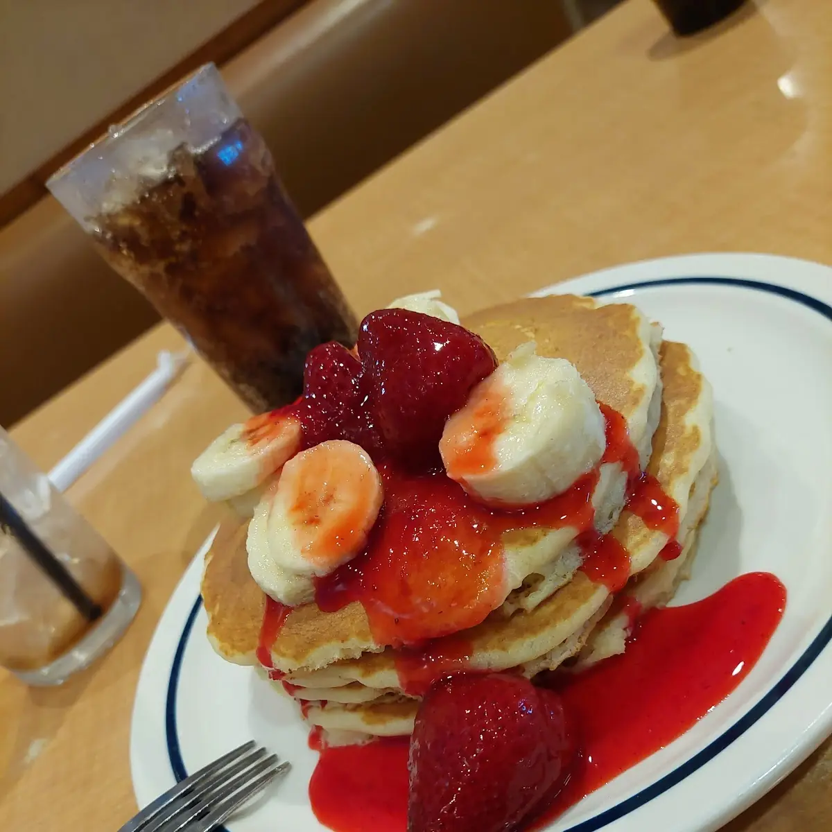 New York Cheese Cake Pancake Combo