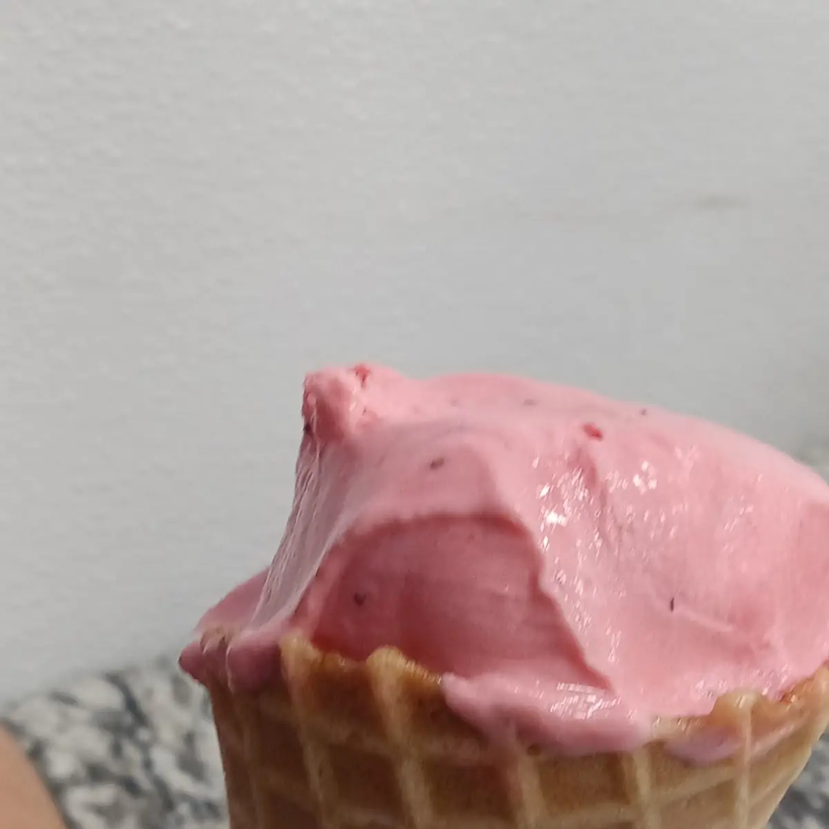 Strawberry Ice Cream Cone