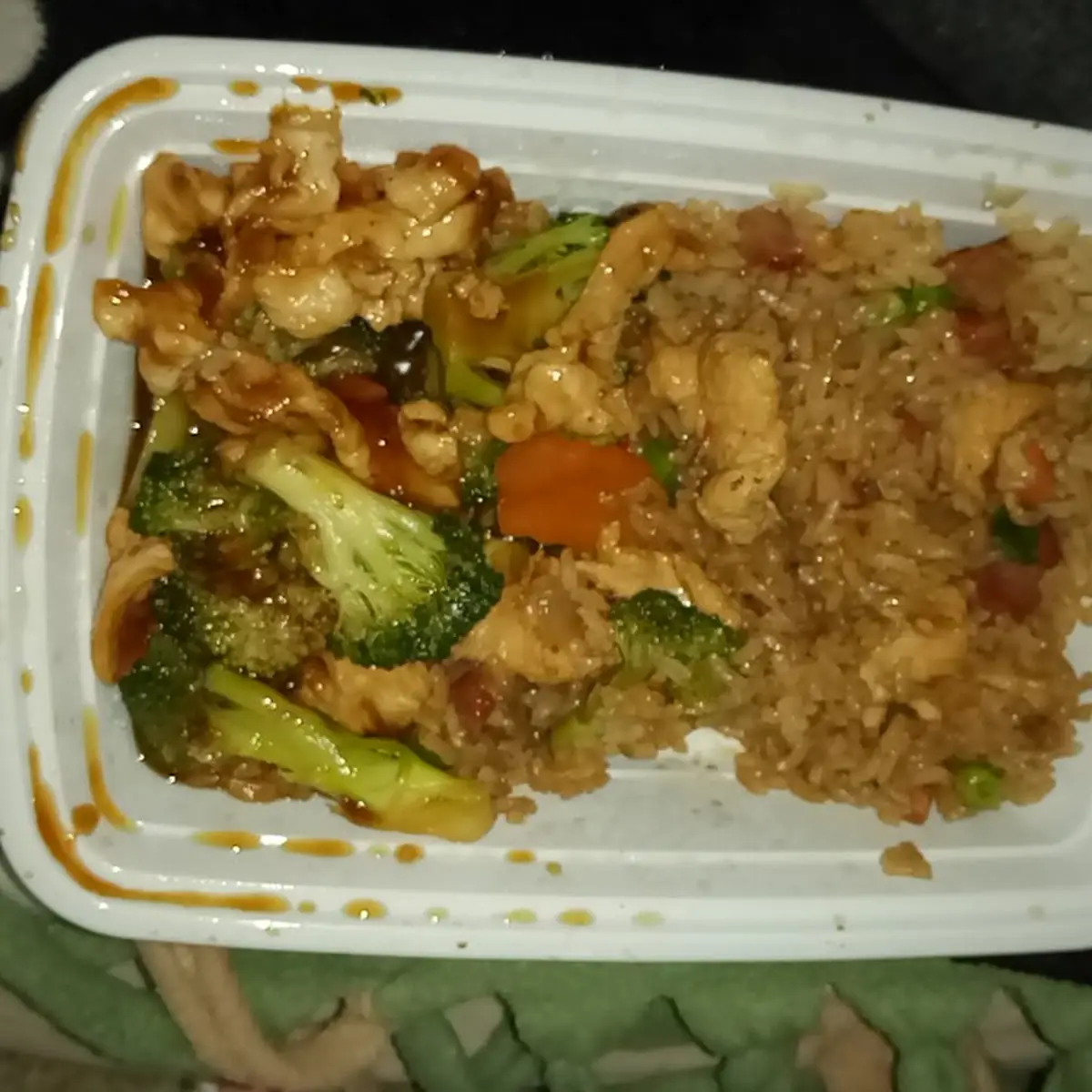 Chicken and Broccoli Combination Fried Rice