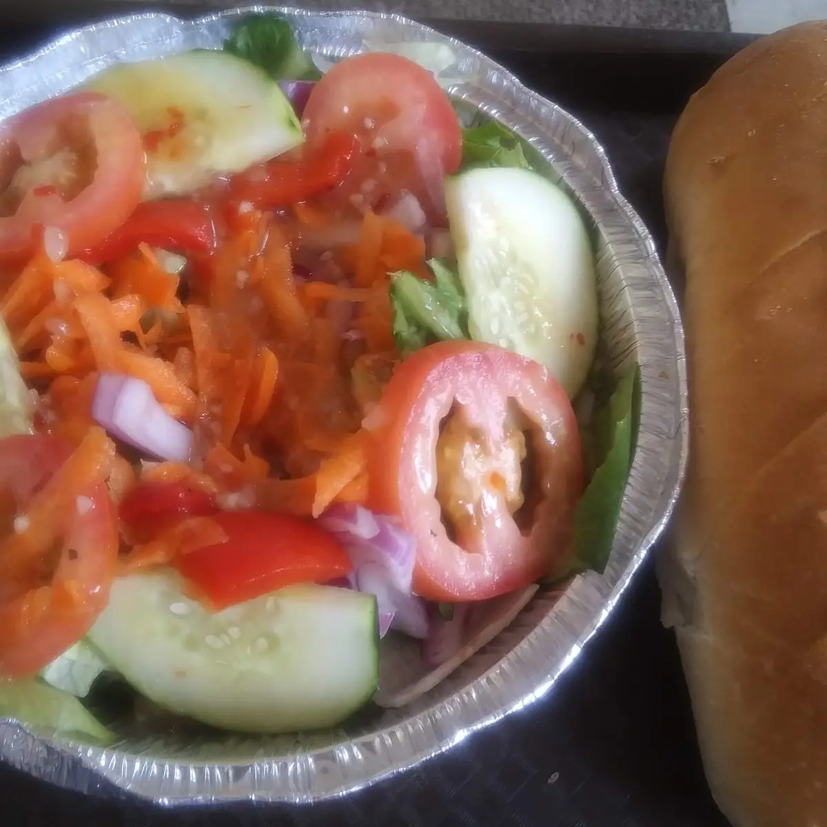Salad with Italian Dressing