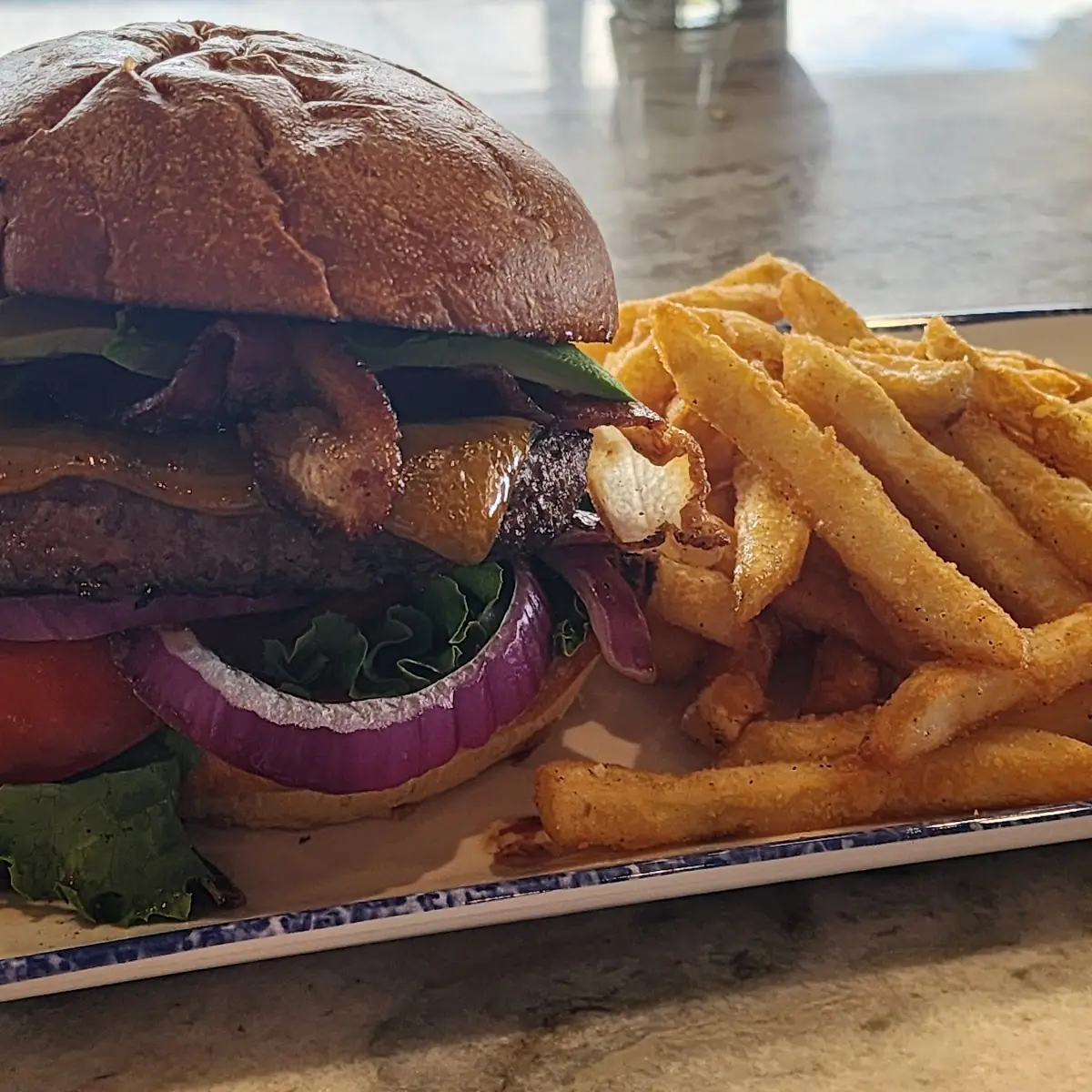 Burger w Fries