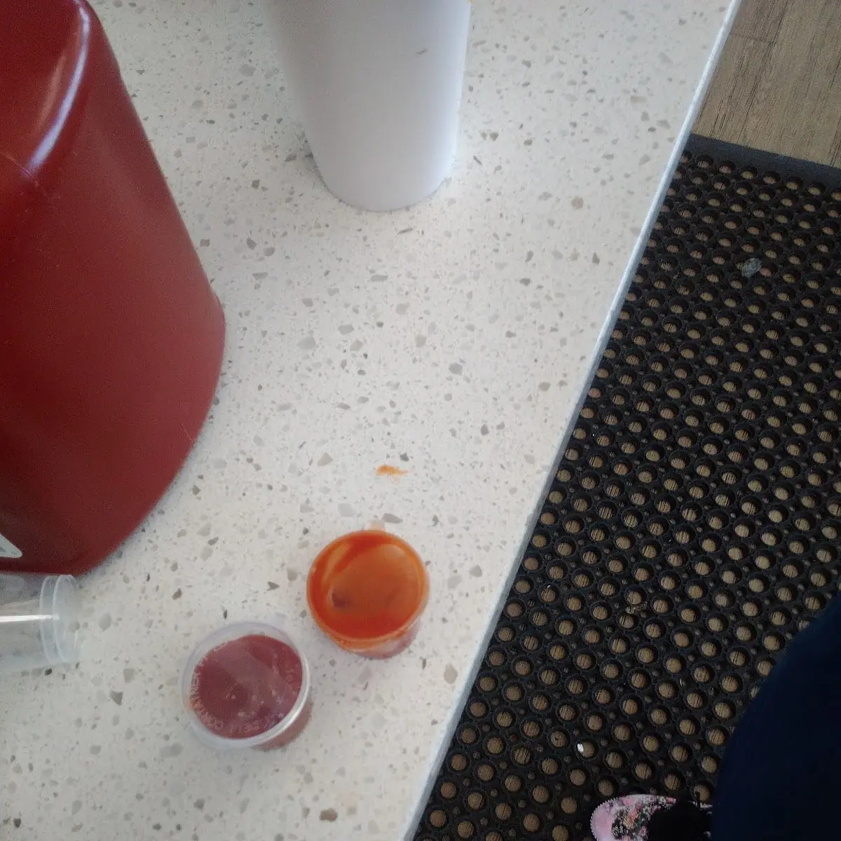 They Have Plastic Containers for the Ketchup Ya Just Have to Ask Togo