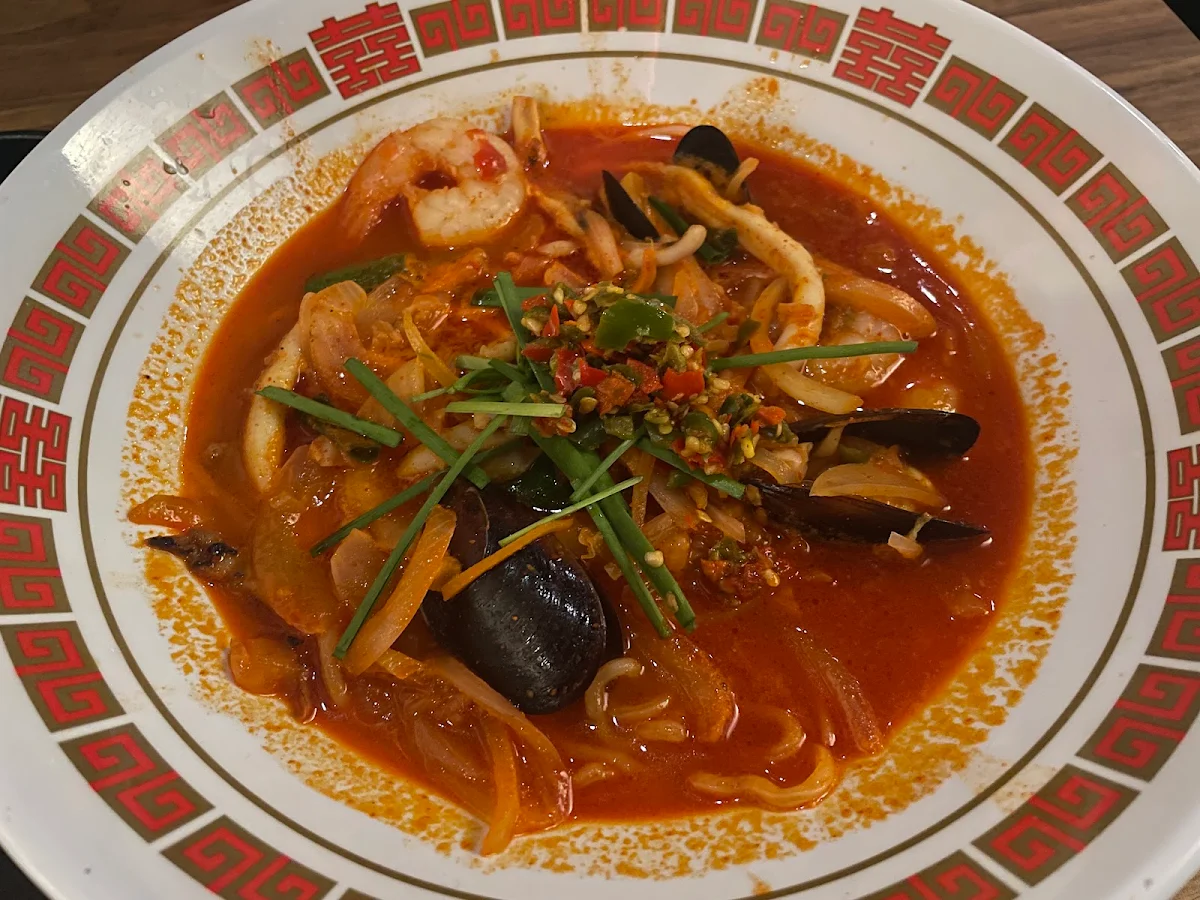 Spicy Seafood Noodle Soup