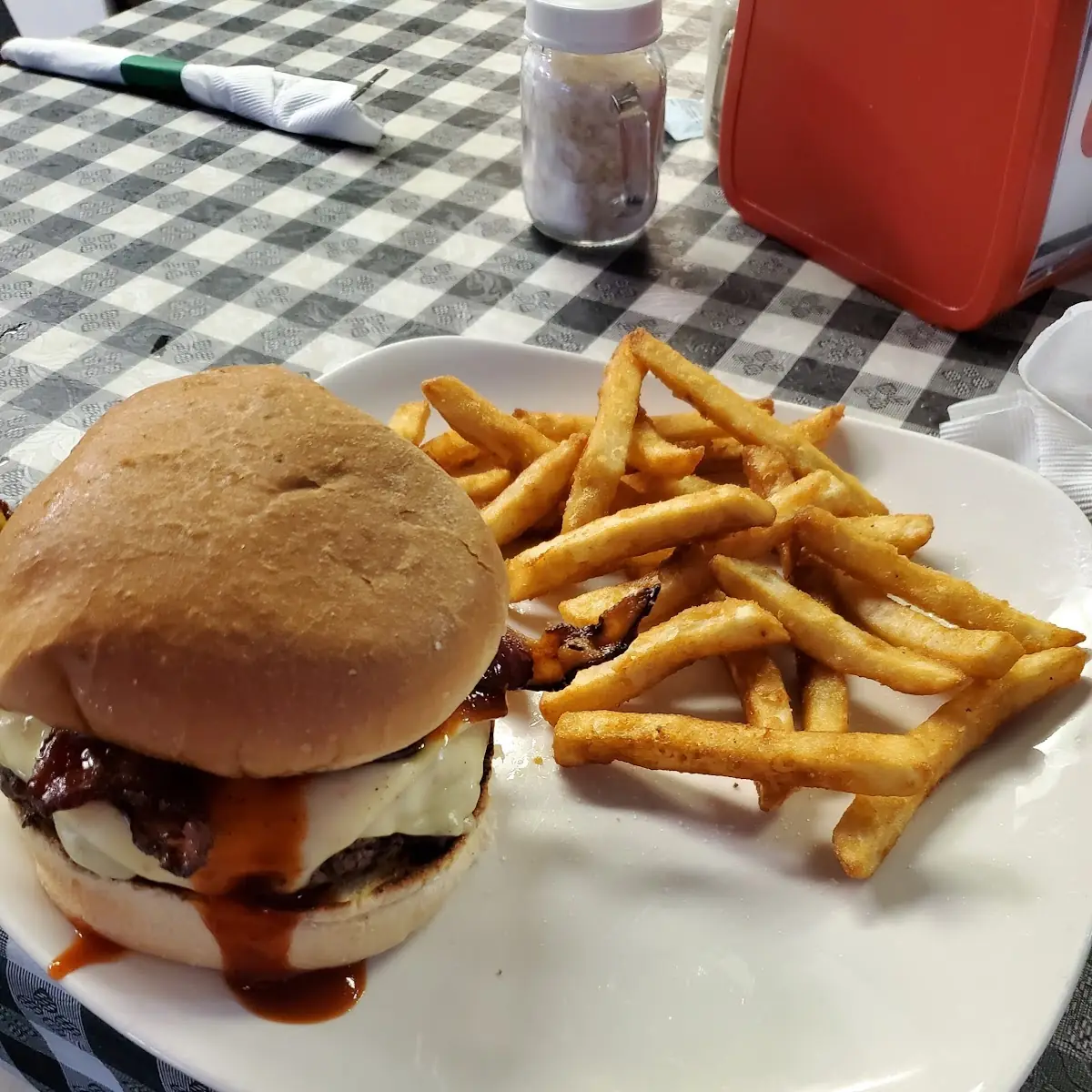 Texas Burger and Fries