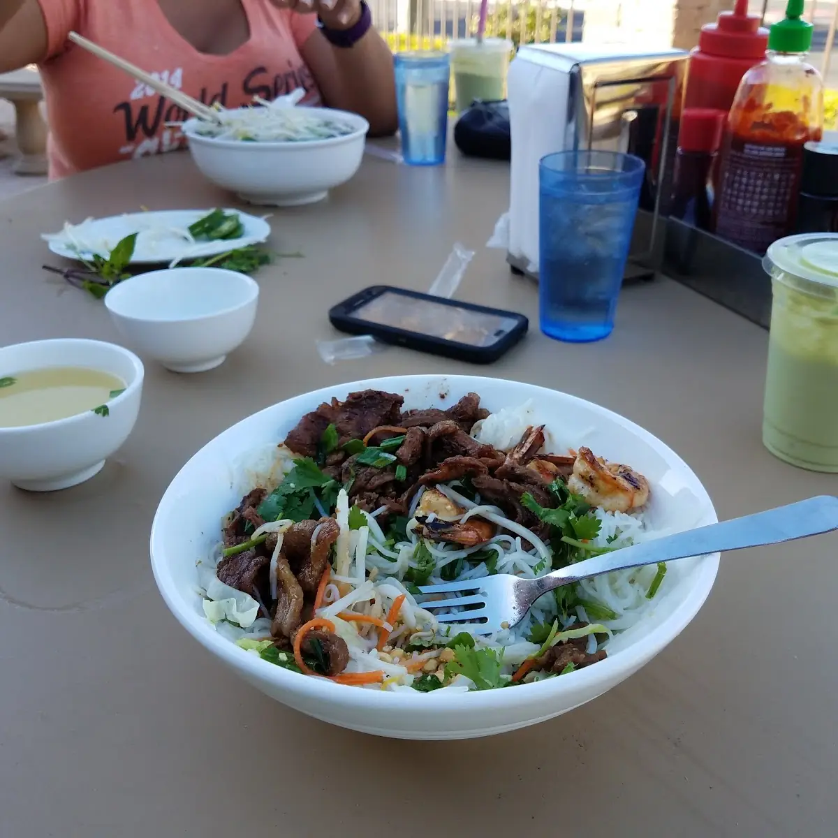 Beef Vermicelli and Pho Tai