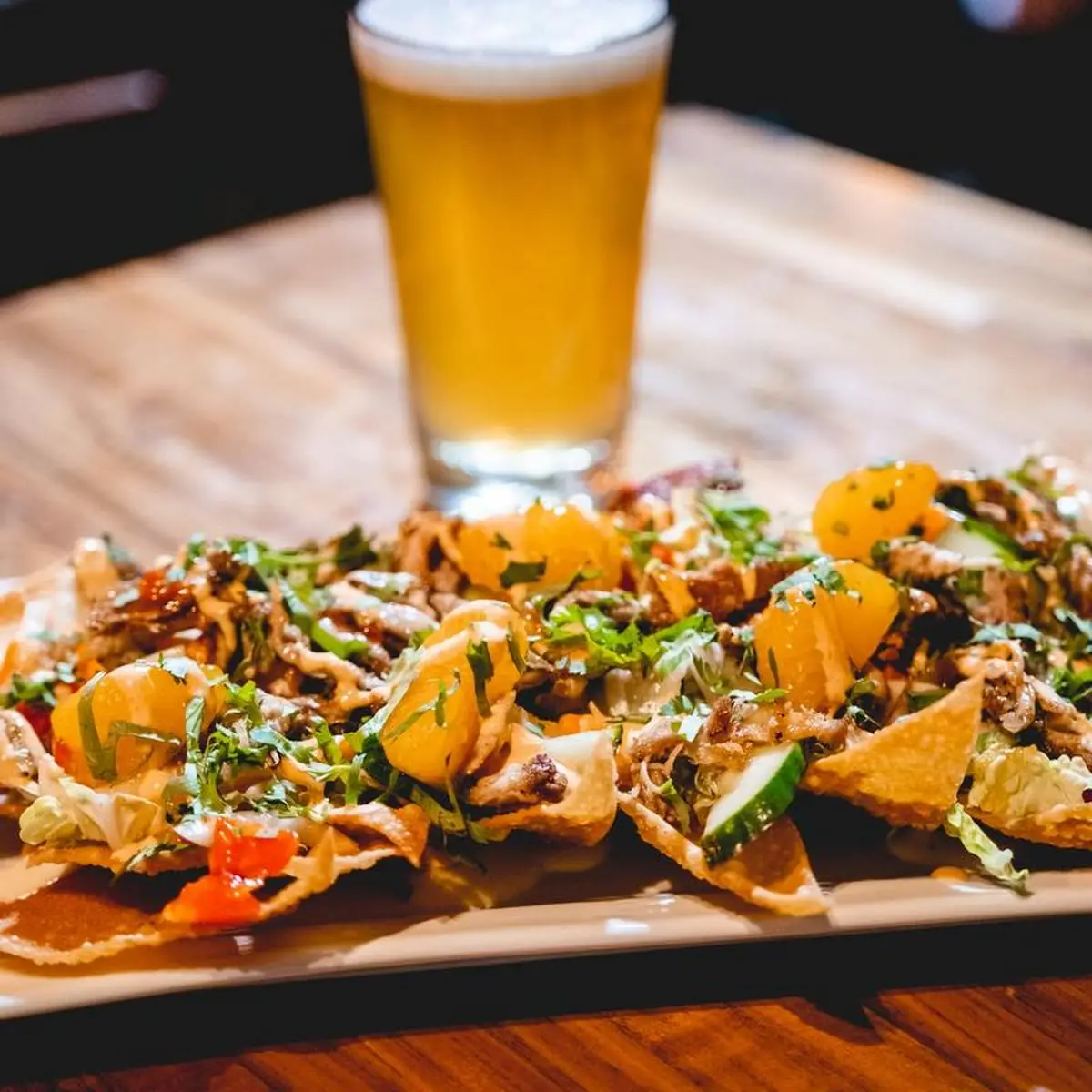 Crispy Duck Nachos