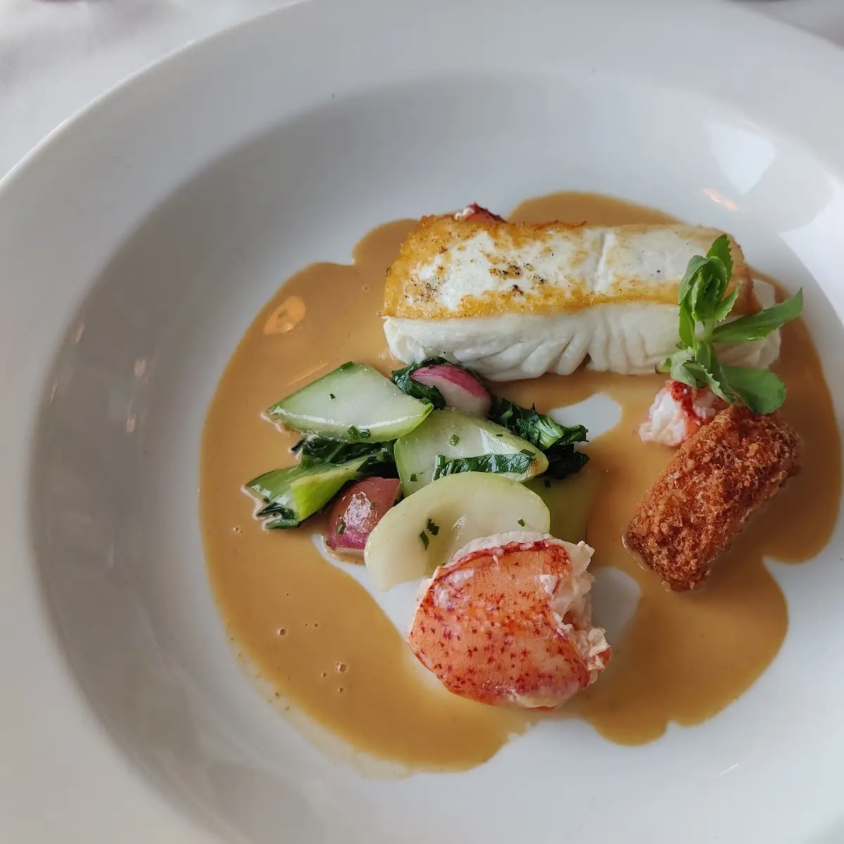 Pan Seared Atlantic Halibut