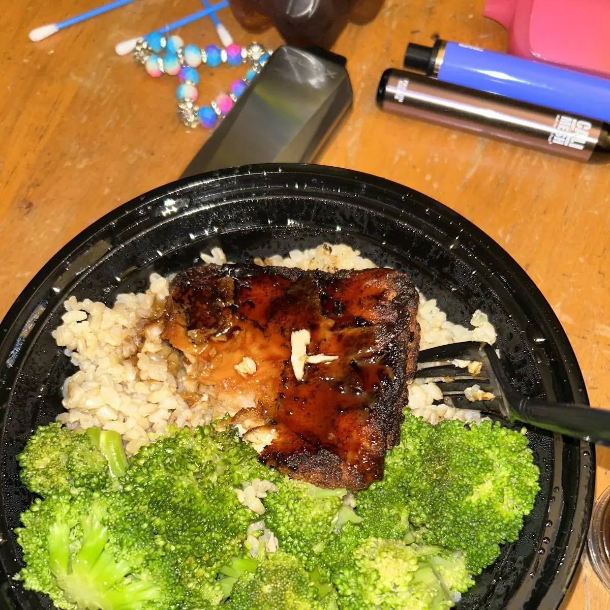 Salmon Teriyaki Bowl