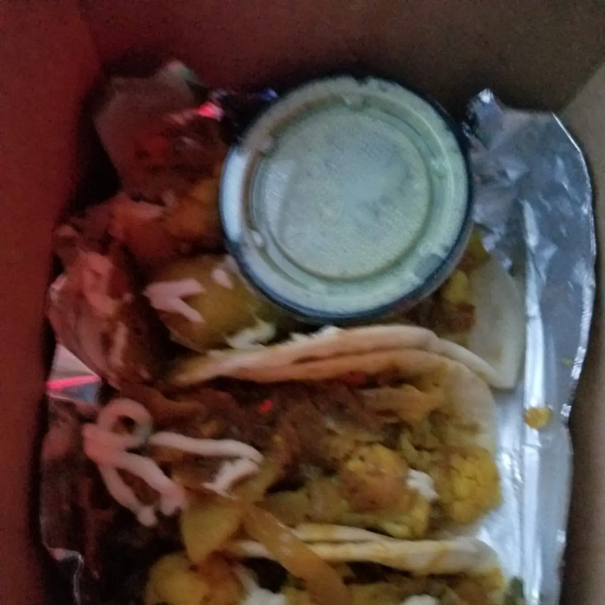 Aloo Gobi Tacos with Cashew Cream
