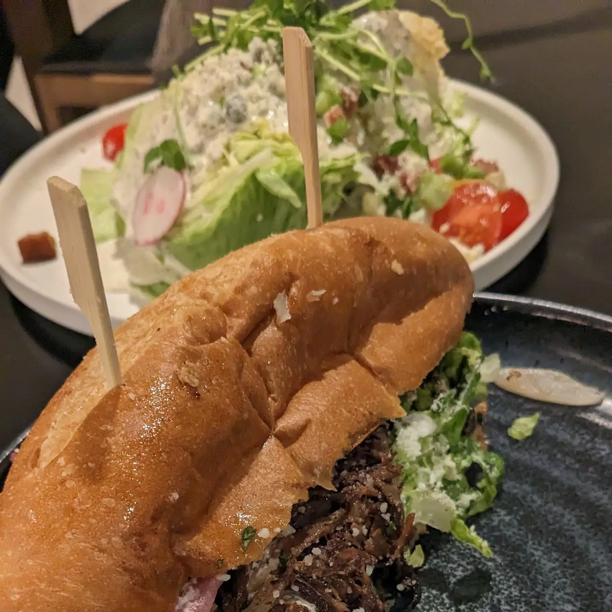 Duck Carnitas Torta