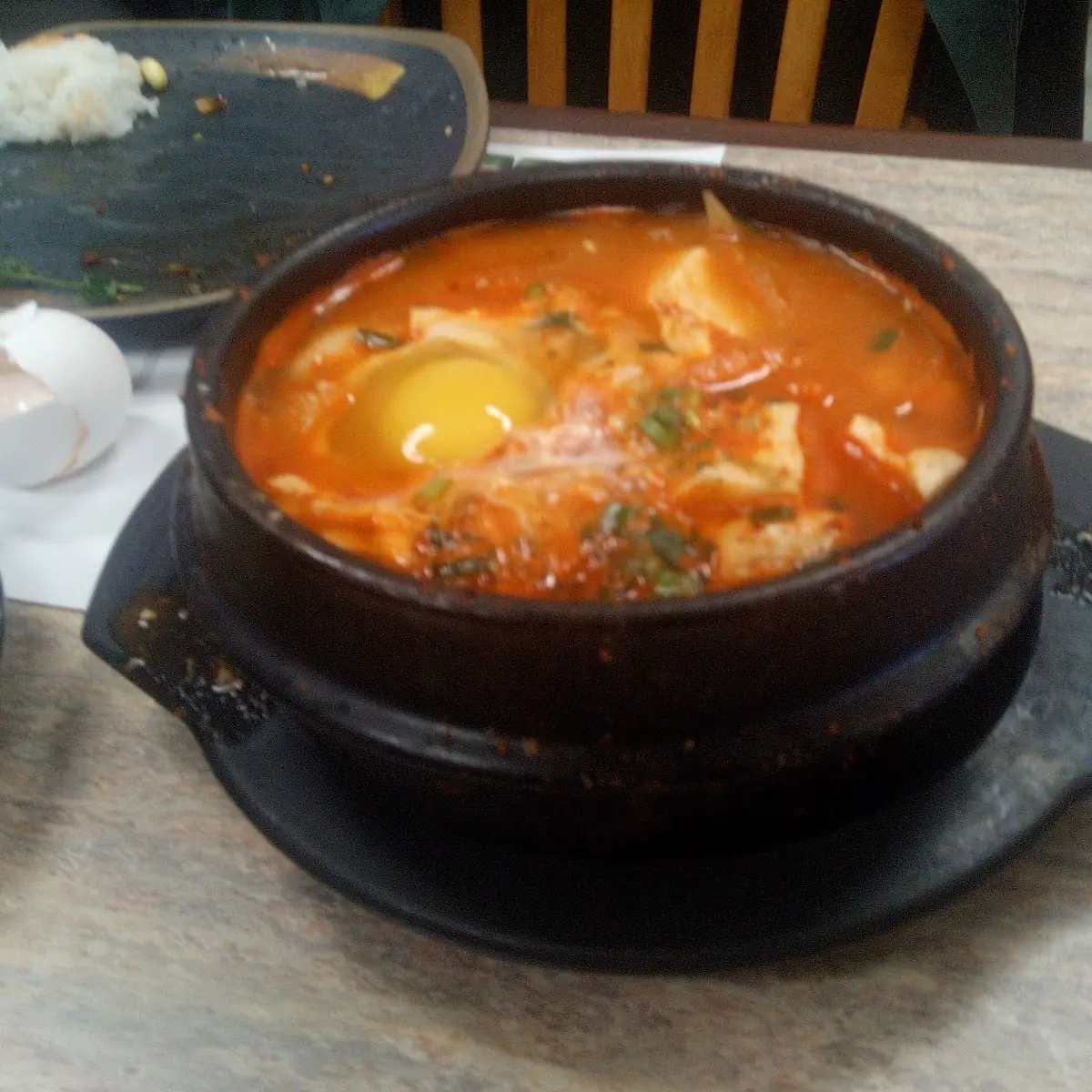 Tofu Soup with Clams