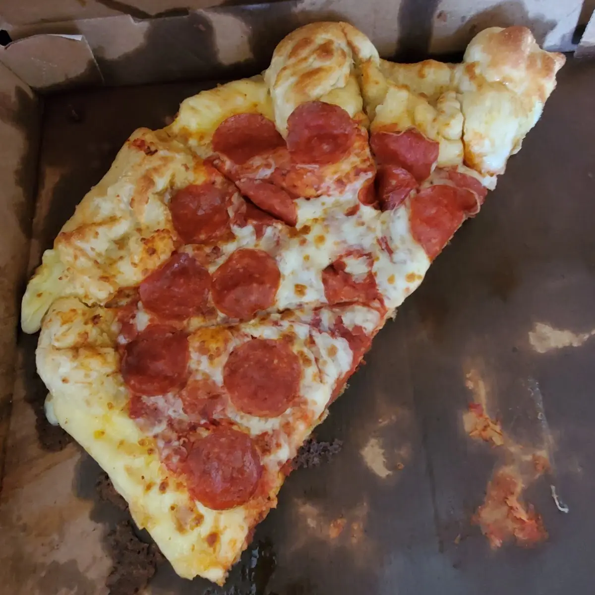 Cheese Stuffed Pepperoni Pizza