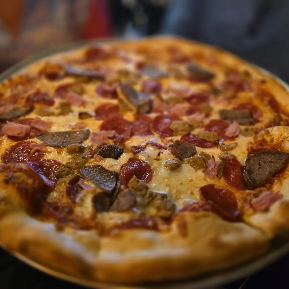 Pepperoni Pizza with Crisp Crust