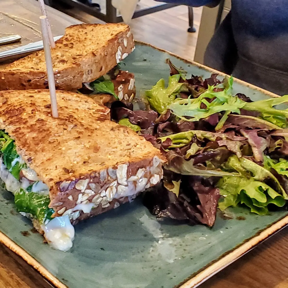 Veggie Sandwich with Side Salad