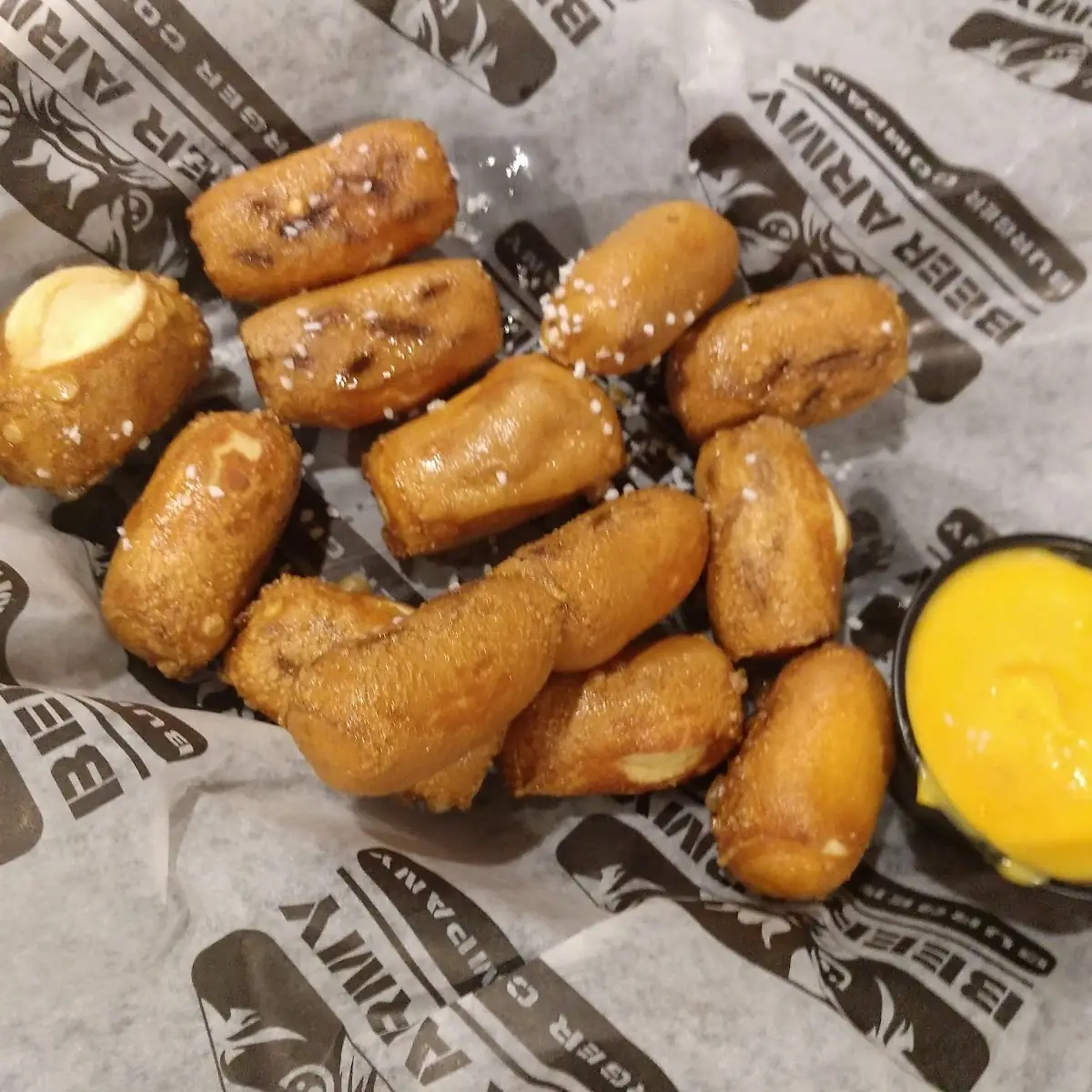 Beer Cheese Pretzels