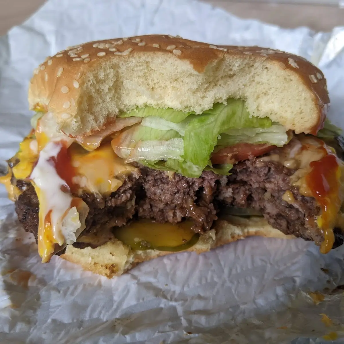 Double 6oz Cheeseburger, Niko's Place