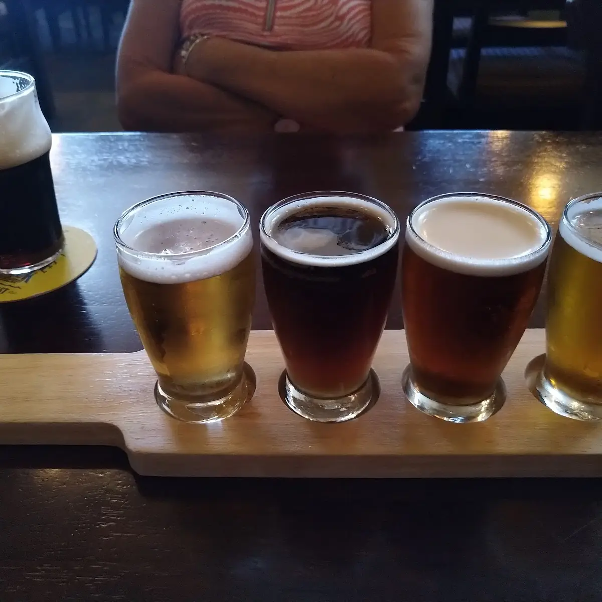 Beer Flight Quite the Selection