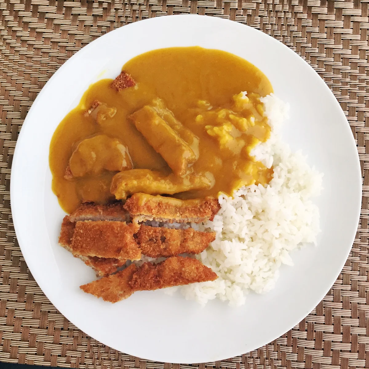 Tonkatsu Rice