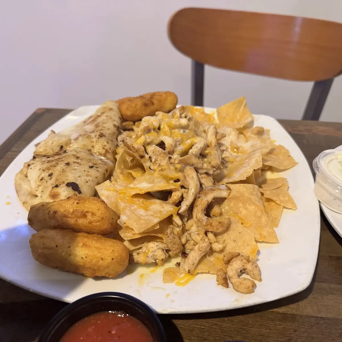 Chicken Nachos Cheese