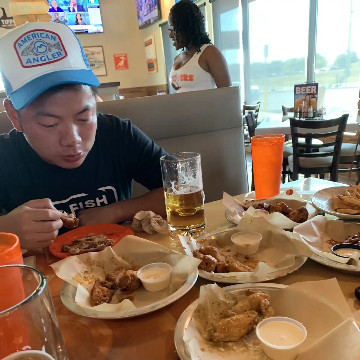 Parmesan Garlic Parmesan Wings with Blue Moon