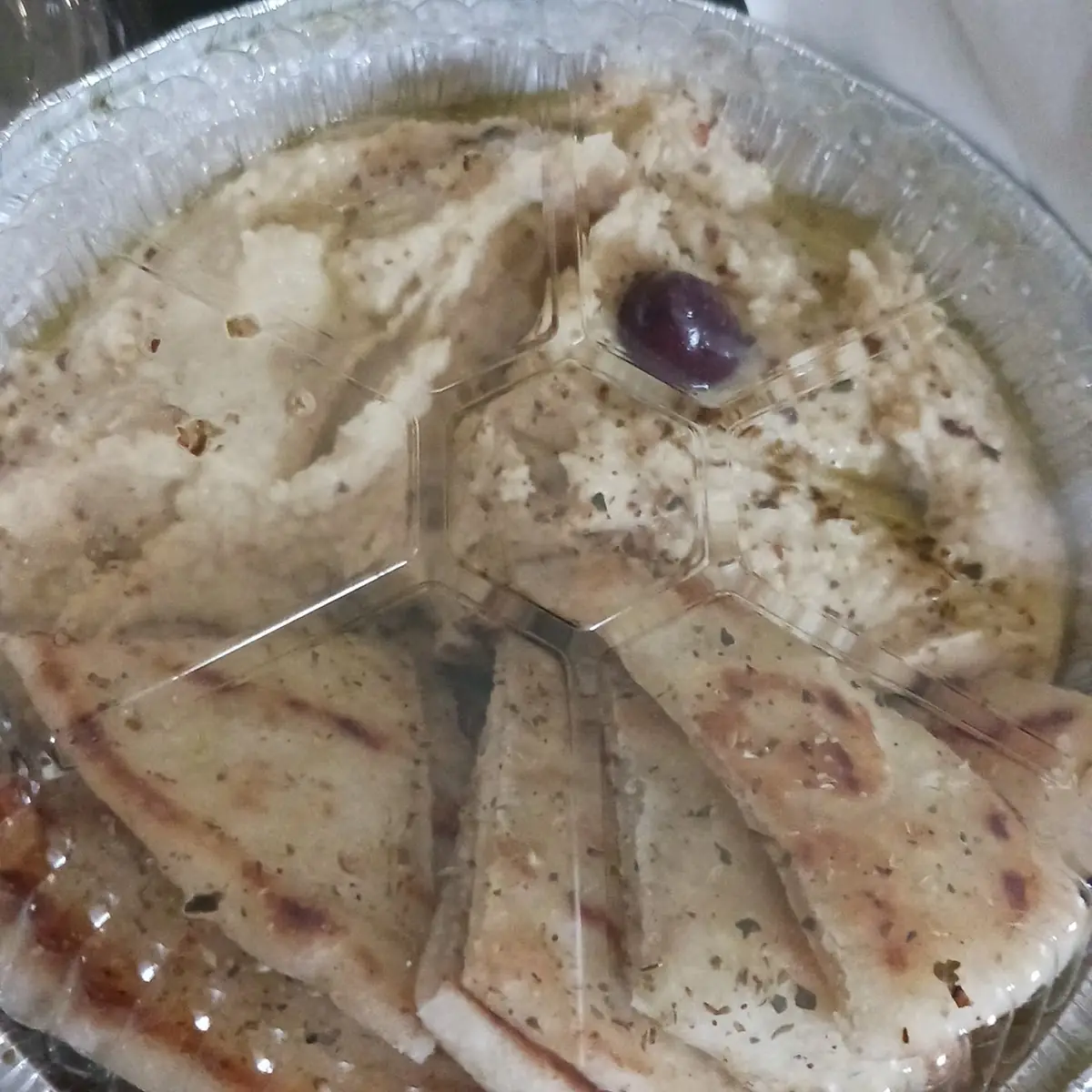 Hummus and Fresh Pita Bread
